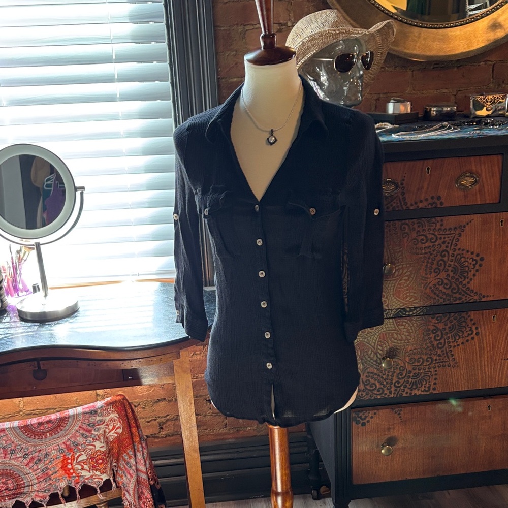Gauzy Button-Down shirt
